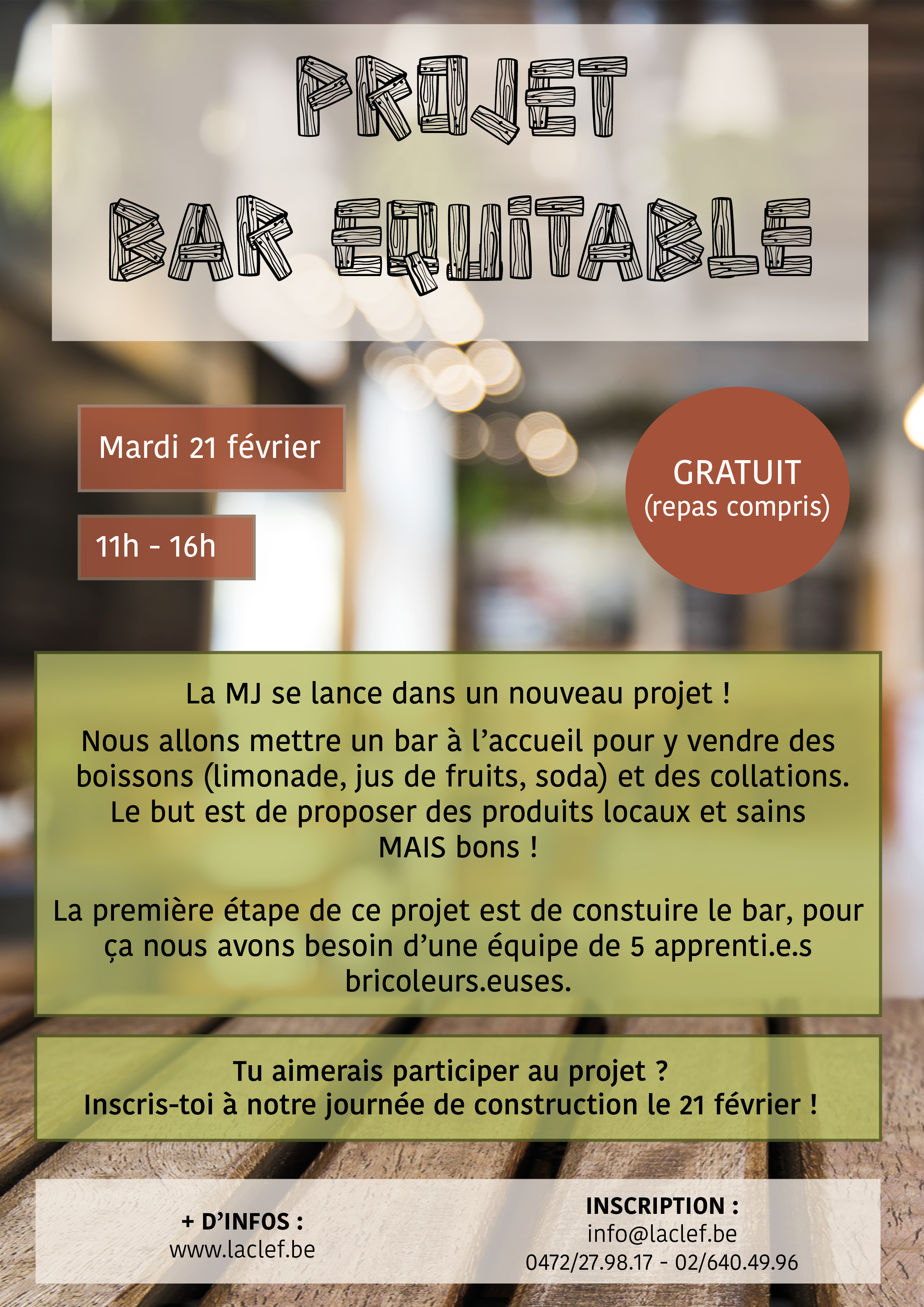 Projet bar équitable