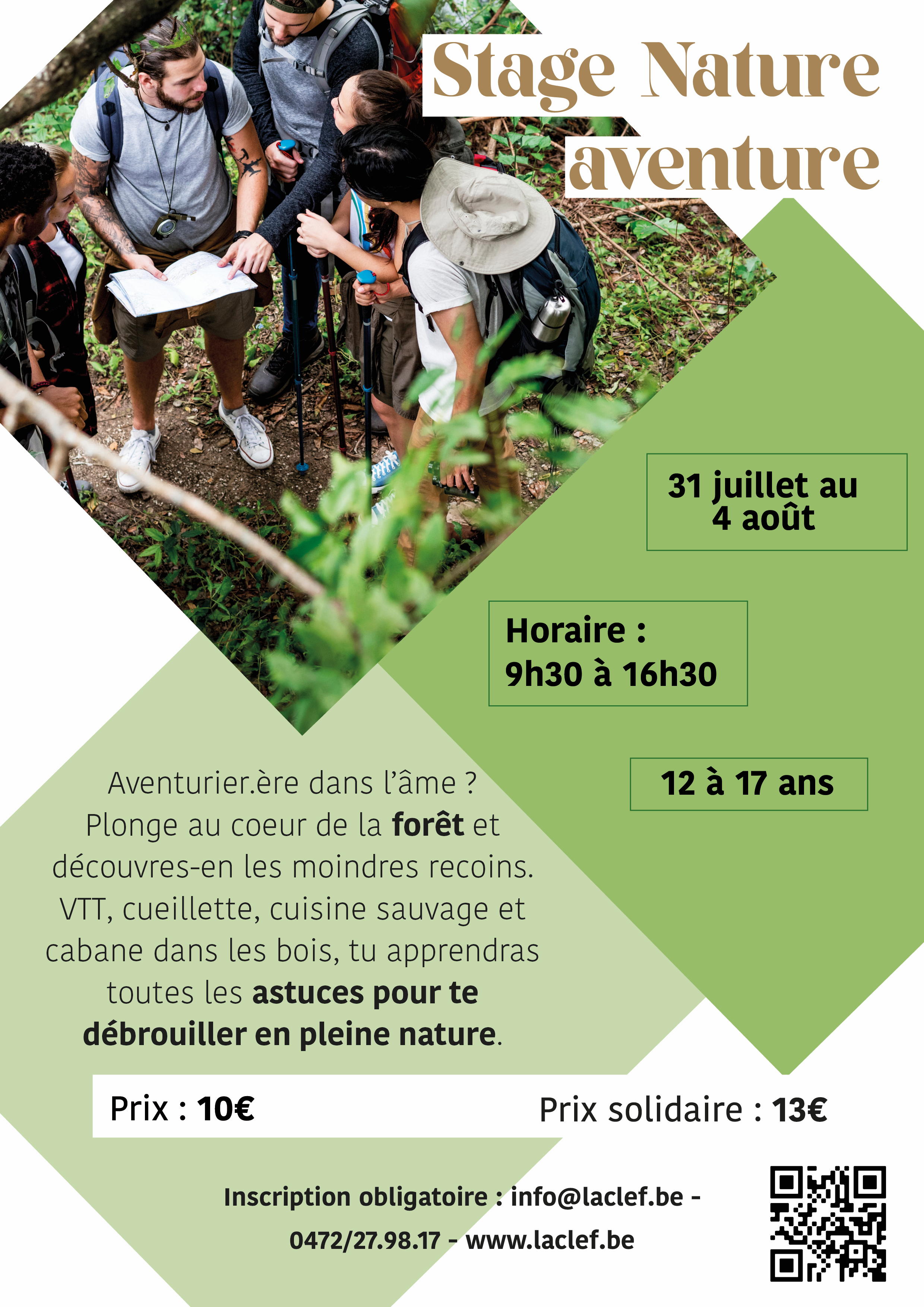 Stage Nature aventure