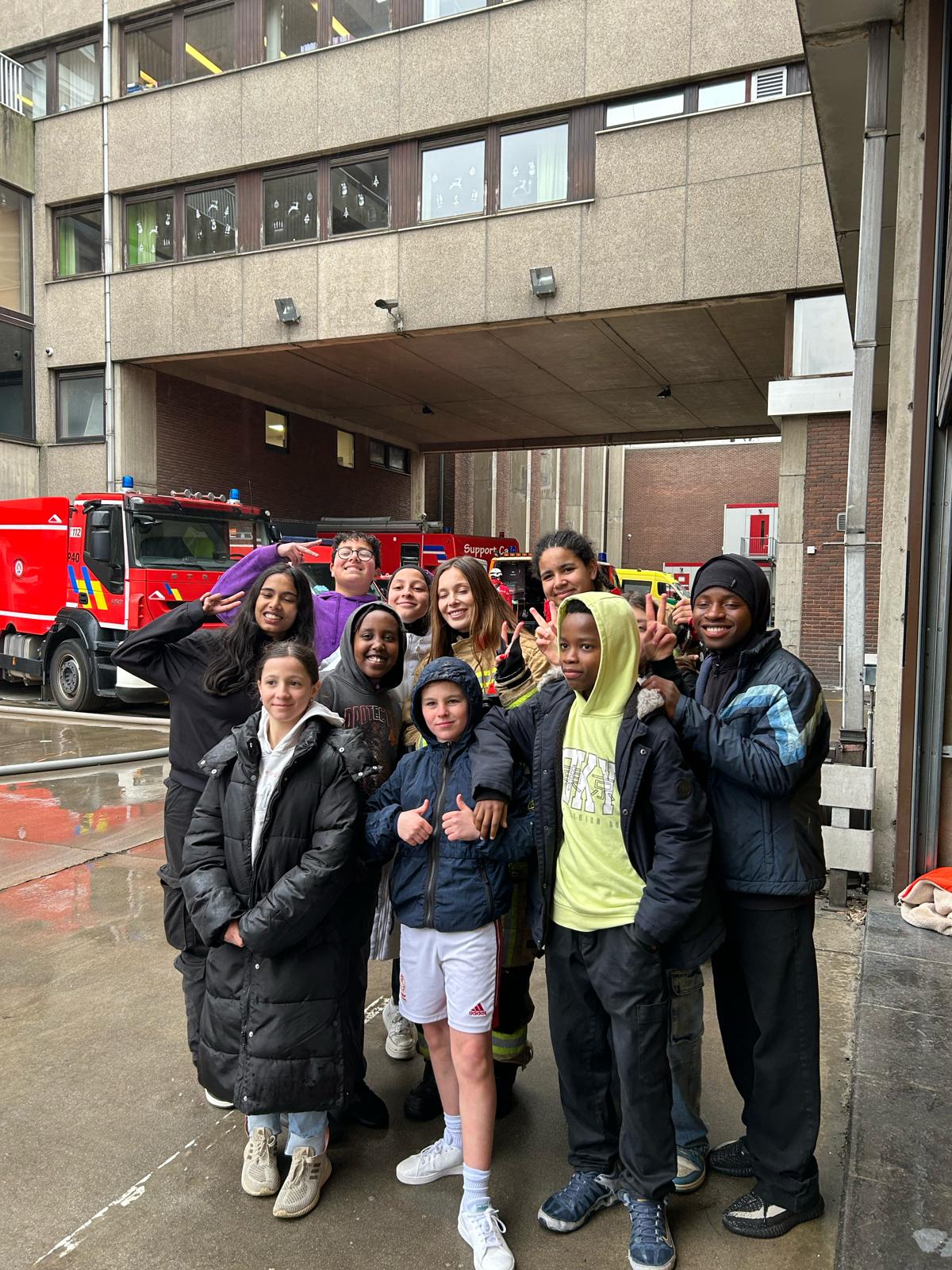 Visite d’une caserne de pompiers – 21 février