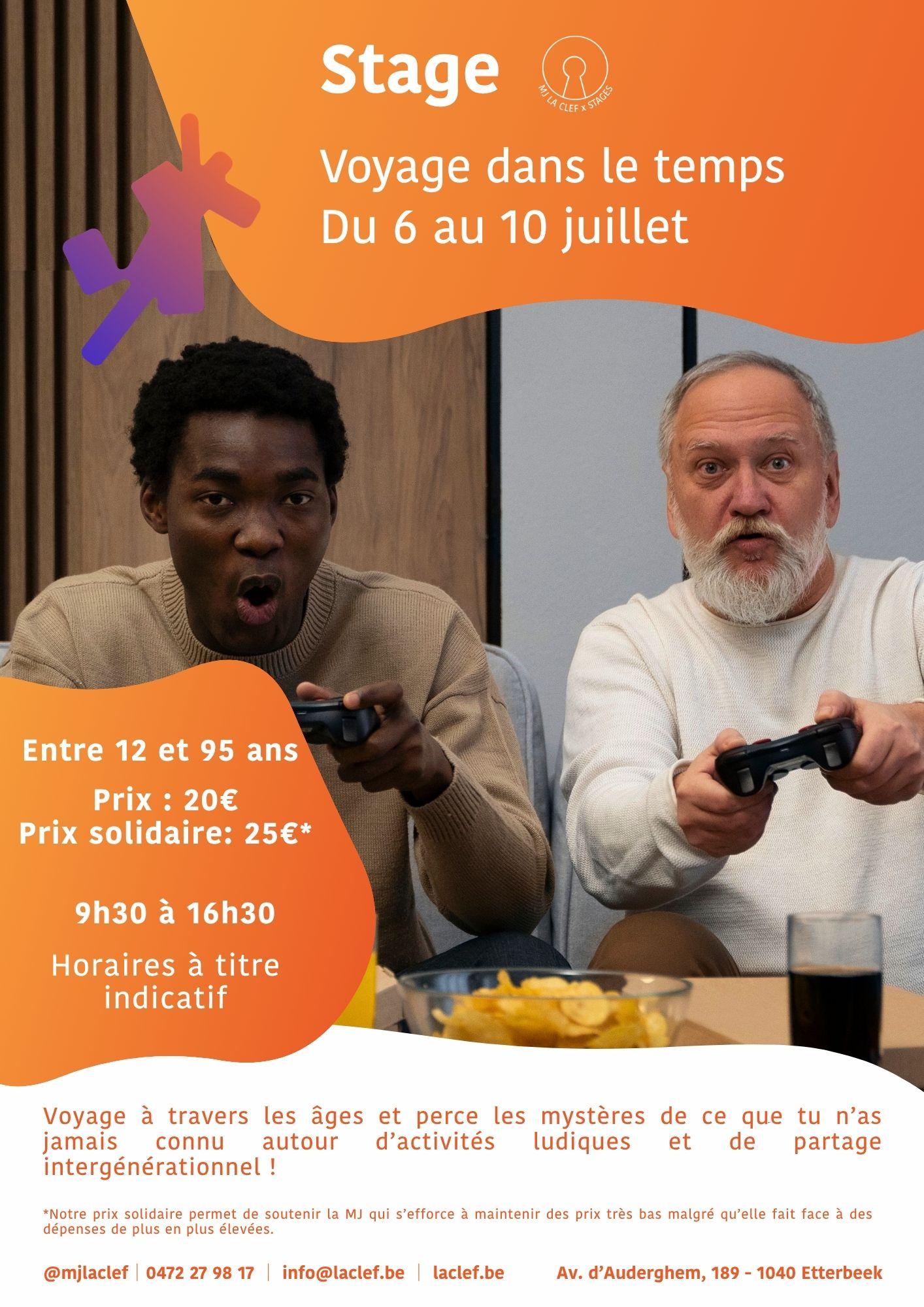 Stage : Voyage dans le temps