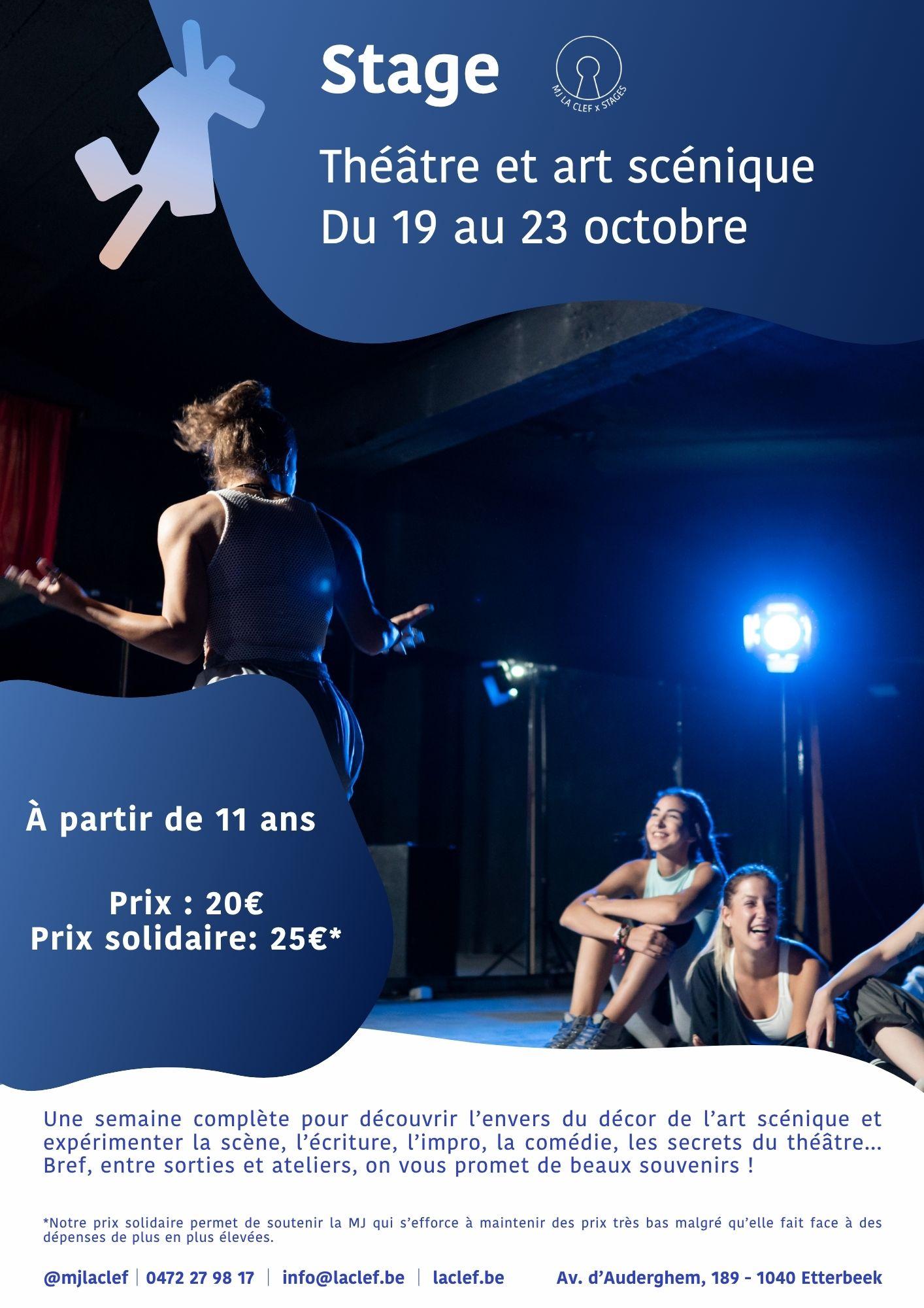 Stage Théâtre et Art scénique 🎭